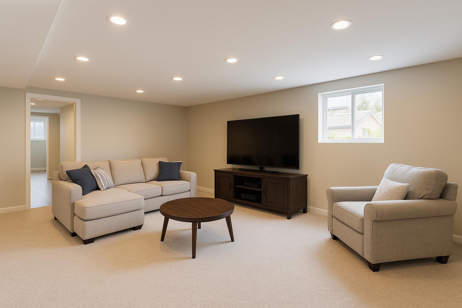 Basement Finishing service by Apex Basement Contractors